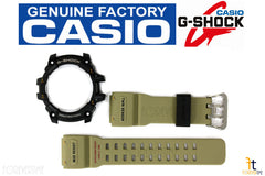 CASIO G-Shock MUDMASTER GG-1000-1A5 TAN Rubber Watch BAND & BLACK BEZEL Combo