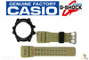 CASIO G-Shock MUDMASTER GG-1000-1A5 TAN Rubber Watch BAND & BLACK BEZEL Combo - Forevertime77