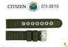 Citizen 59-S52136 Original Replacement 18mm Green Cloth Nylon Watch Band Strap - Forevertime77