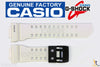 CASIO G-SHOCK G'Mix GBA-400-7C Original White Rubber Watch Band Strap