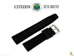 Citizen 59-S53406 Original Replacement 22mm Black Nylon Watch Band Strap