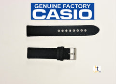 Casio WVA-M630B Wave Ceptor Black Woven Nylon Watch Band 20mm comes with 2 pins