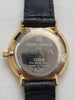 Michel Herbelin Ladies Watch Gold Plated Black Leather New Vintage