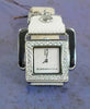 BCBG MAX AZRIA Watch Stainless Steel Dial Mother of Pearl Square Dial White