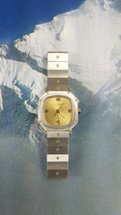 Ardath Stainless Steel Swiss Made Gold Plated Ladies Watch 1980's New Vintage