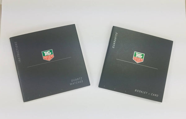 Tag Heuer Quartz Watch Instructions Booklet Manual AND Guarantee Booklet (without card) - Forevertime77