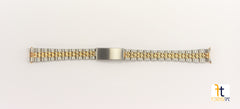 12mm Ladies Jubilee Two-Tone Stainless Steel Watch Band Bracelet
