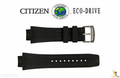 Citizen 59-S52077 22mm Original Black Rubber Watch Band AT2025-02E AT2020-06E