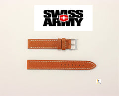 Swiss Army Original 14mm Watch Band Brown Leather (Regular) Officer's