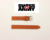 Swiss Army Original 14mm Watch Band Brown Leather (Regular) Officer's - Forevertime77